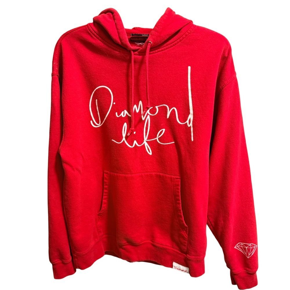 Diamond Supply Co Red Diamond Life Hoodie - Size Large